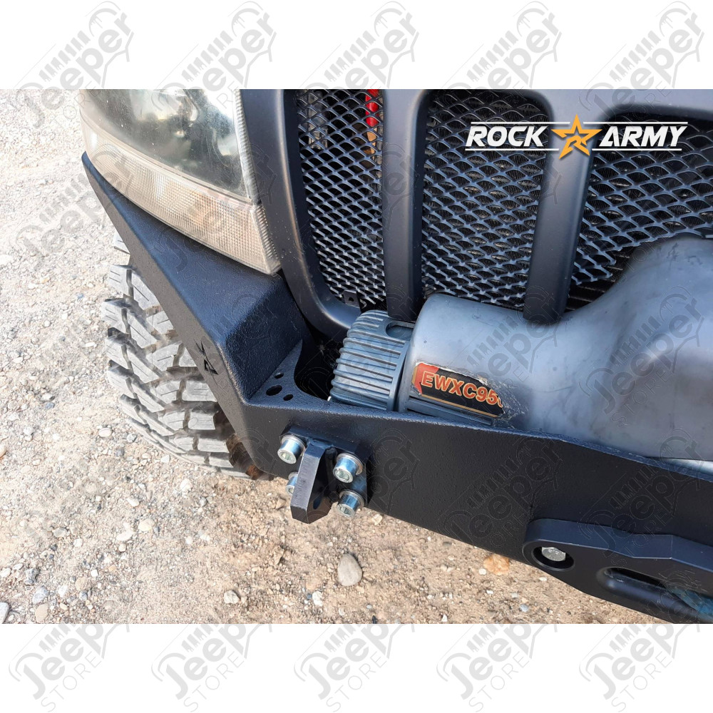 Pare chocs avant acier avec porte treuil (modèle XXT) Rock Army Jeep Grand Cherokee WJ, WG