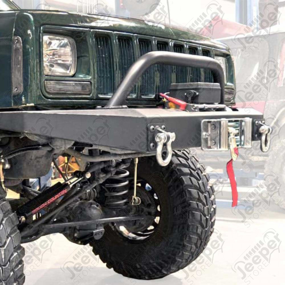 Barre supérieur pour pare chocs avant acier Rough Country pour Jeep Cherokee XJ - RC1056