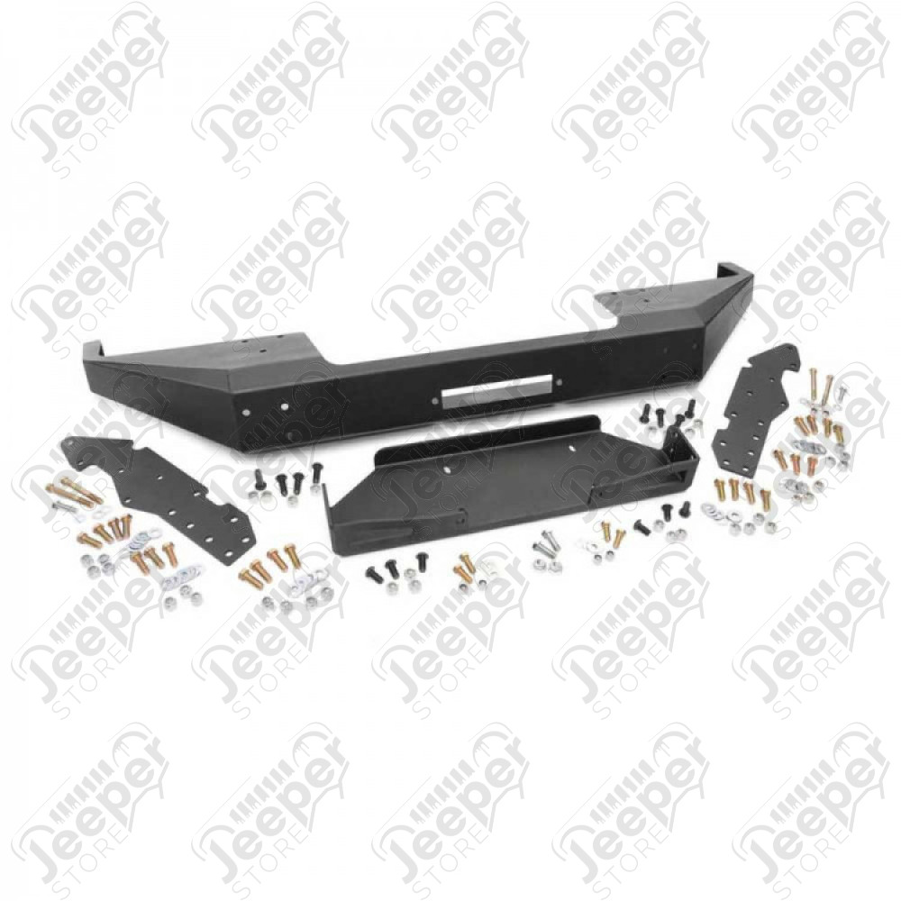 Pare chocs avant acier Rough Country (avec porte treuil) pour Jeep Cherokee XJ - RC10570