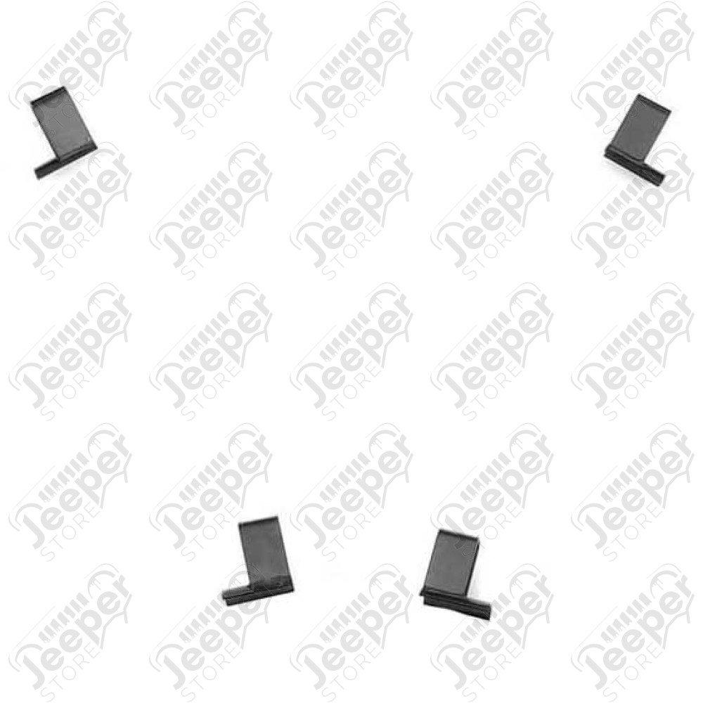Kit de 4 butées de pont avant et arrière en acier (avec réhausse de 4" à 6") - Jeep Wrangler YJ - 0506.14BA