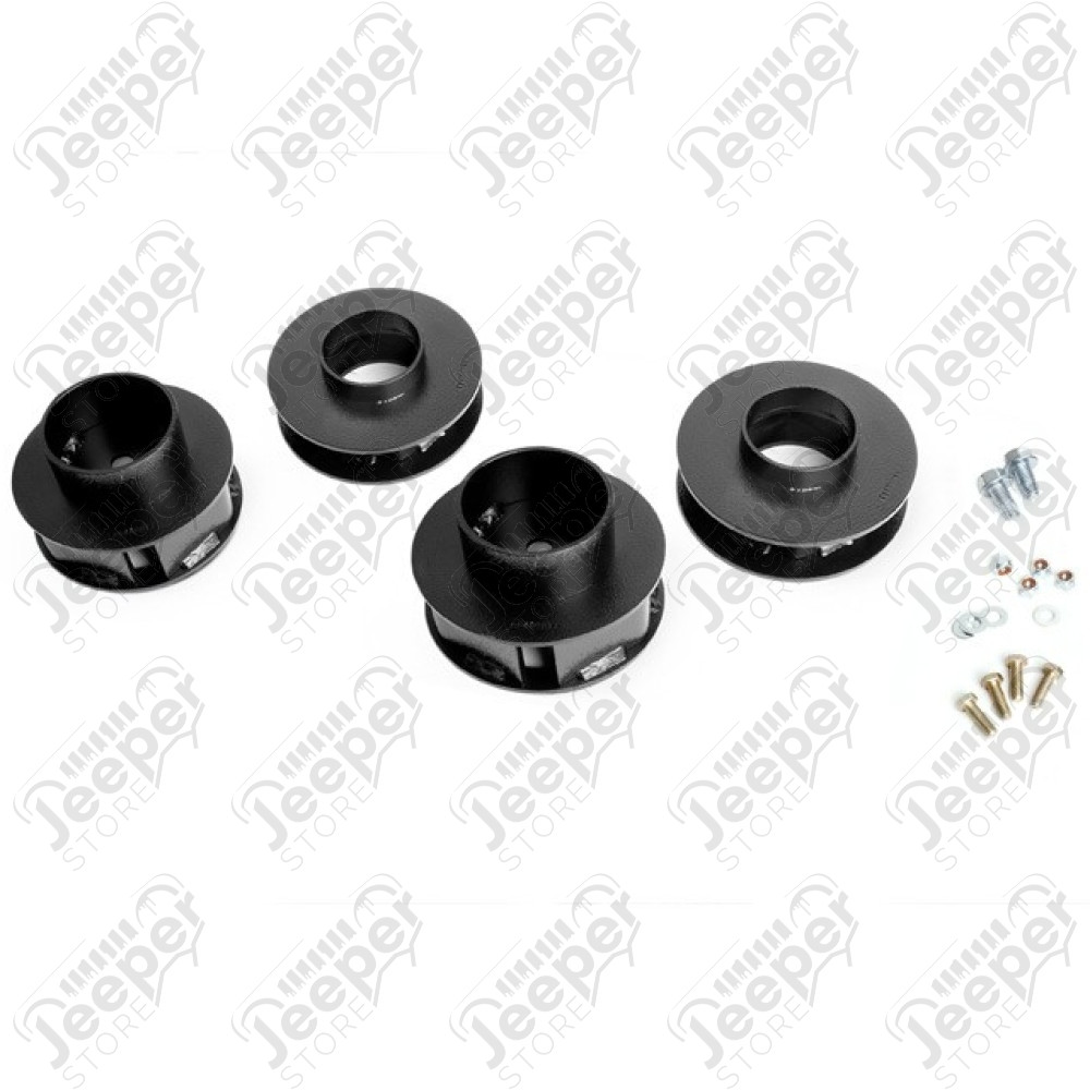 Kit réhausse de 4 cales en polyuréthane 2" (+5cm) - Jeep Grand Cherokee WJ / WG - ECP64104 / RC695 / 0540.68 / 8S55WB / 8S45WB / RT21037