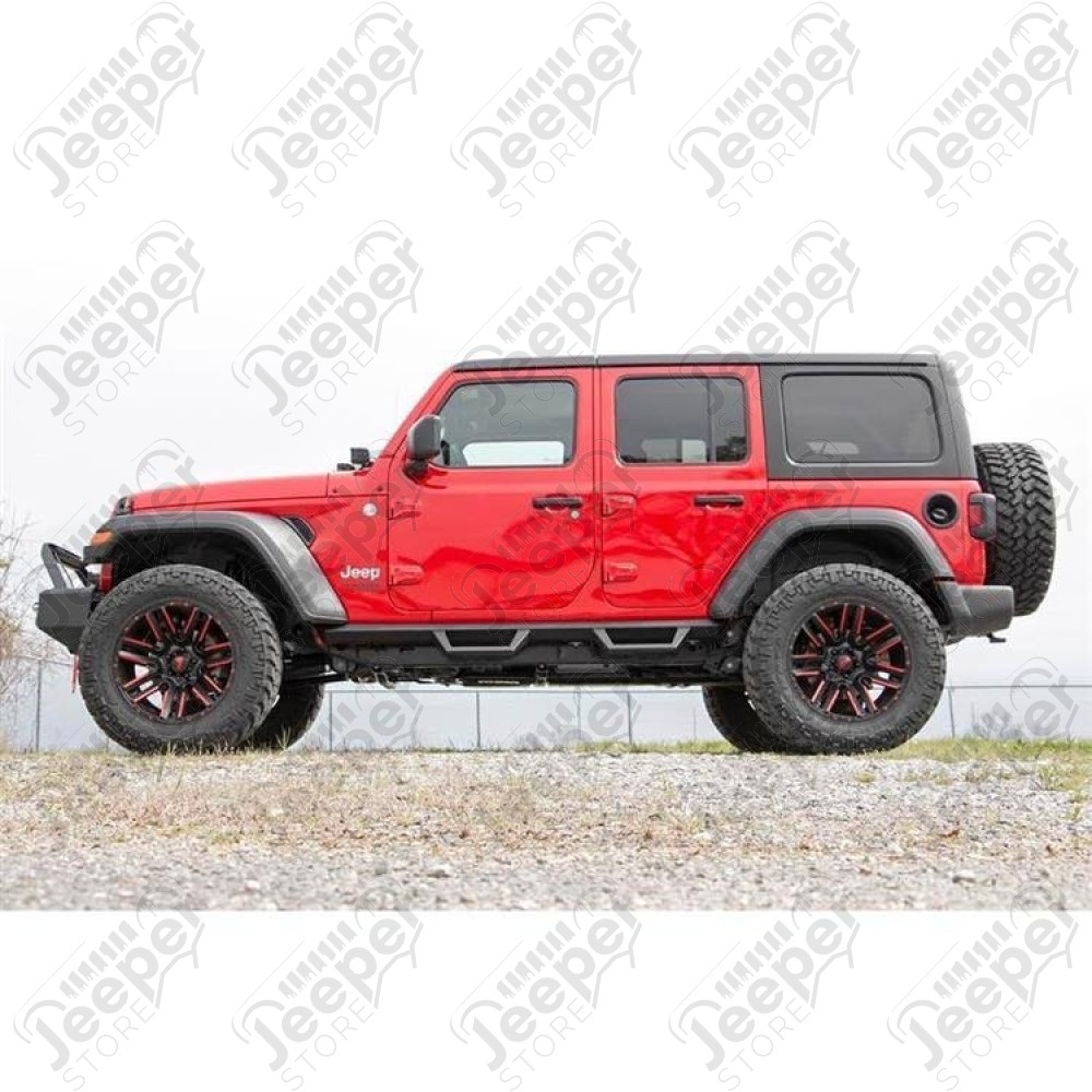 Kit de marchepieds Rough Country - Jeep Wrangler JL Unlimited (4 portes) - RC90769A / 90769A