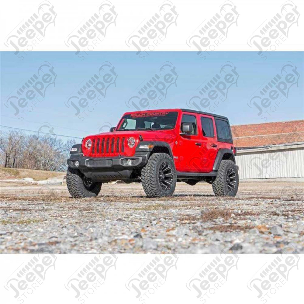 Kit réhausse Rough Country +2.5" (+6.35cm) pour Jeep Wrangler JL - RC67731 / RCK67731 / 67731