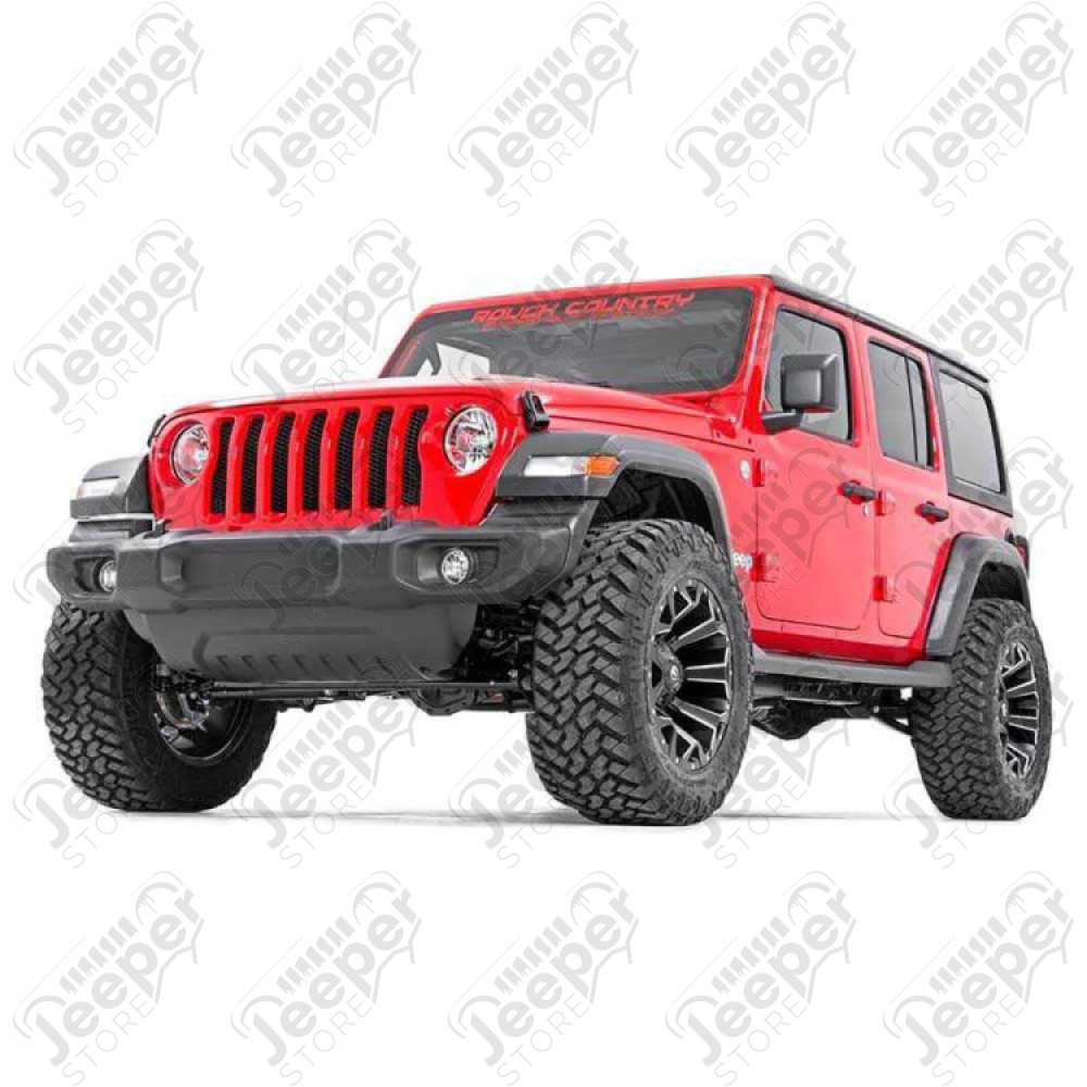 Kit réhausse Rough Country +2.5" (+6.35cm) pour Jeep Wrangler JL - RC67731 / RCK67731 / 67731