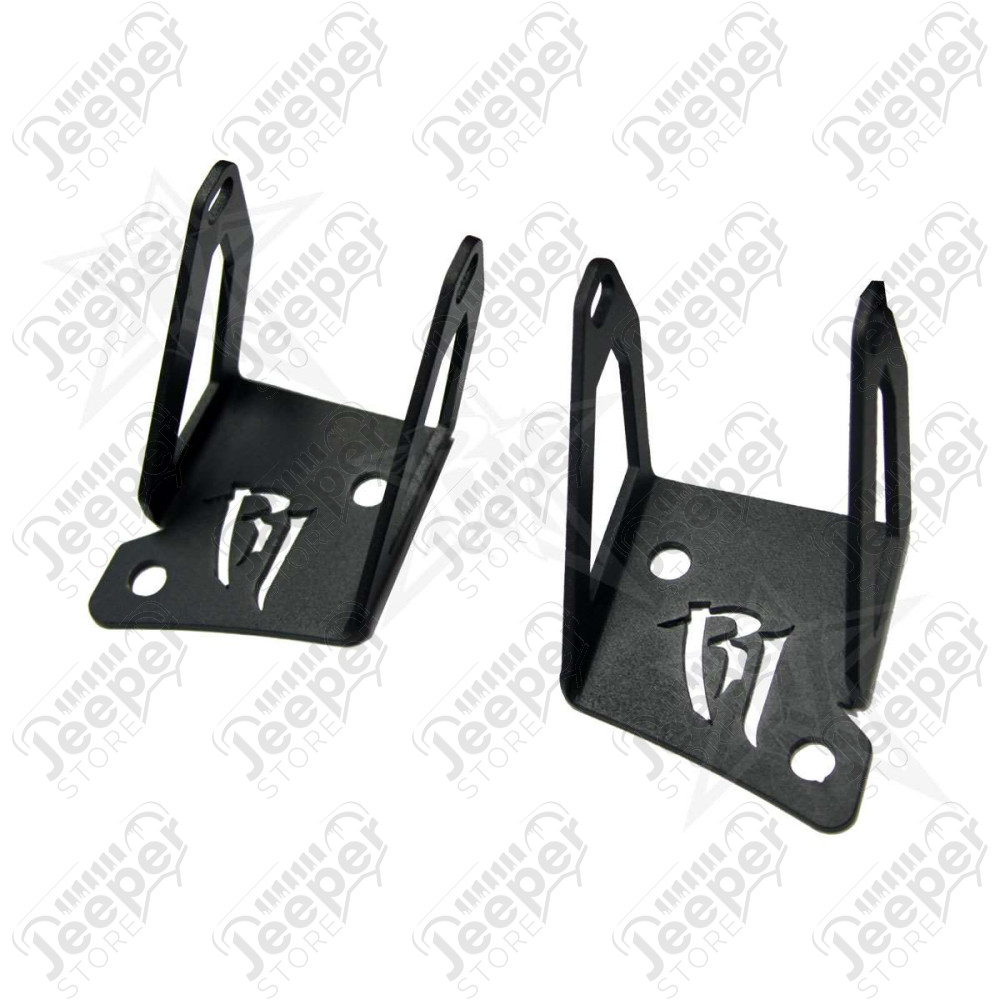 Kit Fixations D-Series A-Pillar pour lampes portées sur bas de baie de pare brise Jeep Wrangler JK 