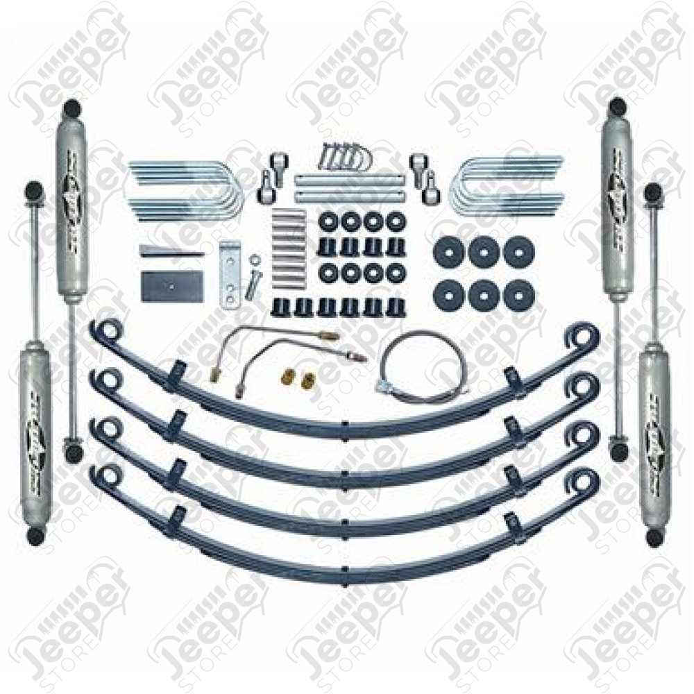 Kit réhausse de suspension +2.5" (+6.35cm) Rubicon Express pour Jeep Wrangler YJ 