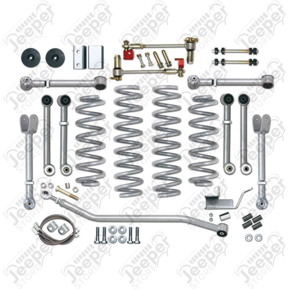 Kit réhausse 4.5" (+11.50cm) Rubicon Express, Jeep Grand Cherokee ZJ, ZG