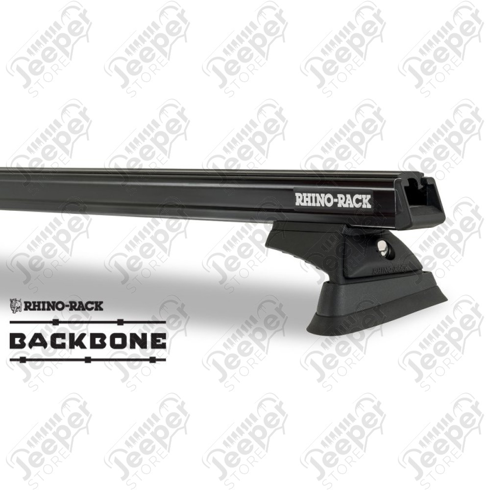 Kit galerie avec 3 barres de toit Rhino-Rack avec système Backbone pour Jeep Wrangler JL Unlimited (4 portes) - 1579.39RRBB / RHR-JB0882 / RHR-RJLB1 + RHR-QMHD05 x3 + RHR-RCL6 + RHR-RB1500B x3