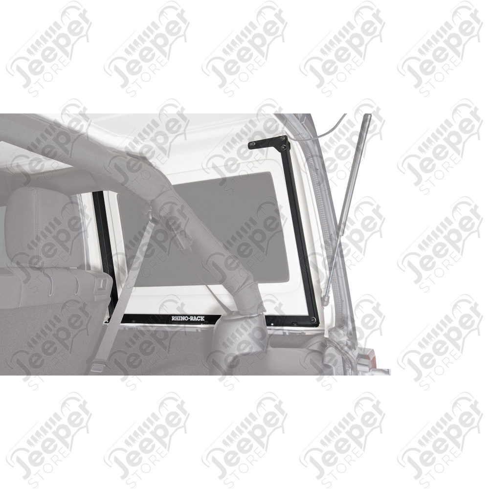 Galerie de toit Rhino-Rack BackBone avec plateau pour Jeep Wrangler JK Unlimited (4 portes) 