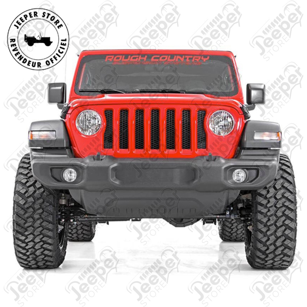 Kit de 4 cales de réhausse +2.5" (+6.35cm) - Jeep Wrangler JL - RCK67700 / K3535RC / 67700 / RC67700