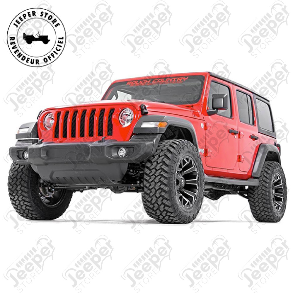 Kit de 4 cales de réhausse +2.5" (+6.35cm) - Jeep Wrangler JL - RCK67700 / K3535RC / 67700 / RC67700