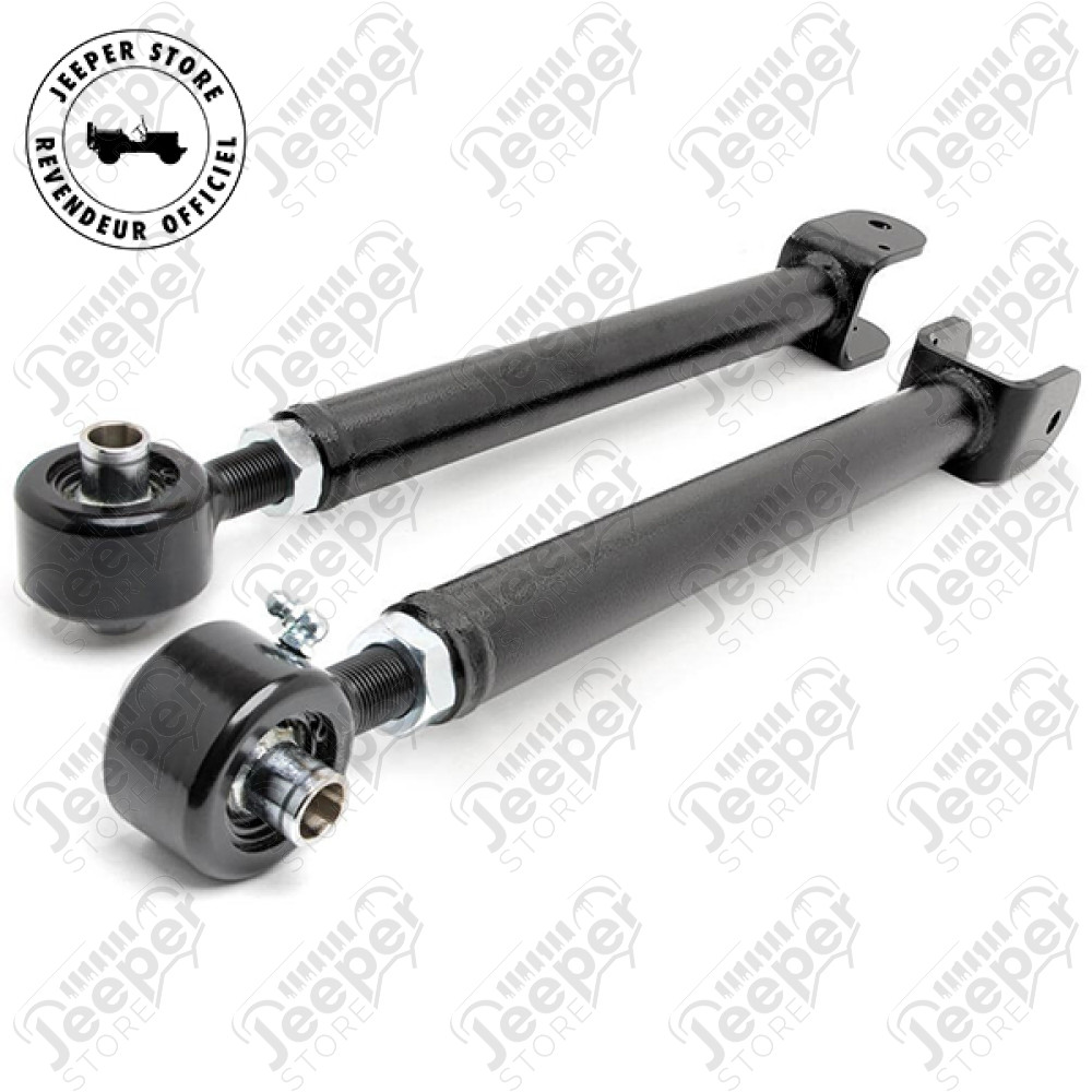 Kit tirants de pont renforcé avant supérieur réglable sur rotule Rough Country Jeep Wrangler JK