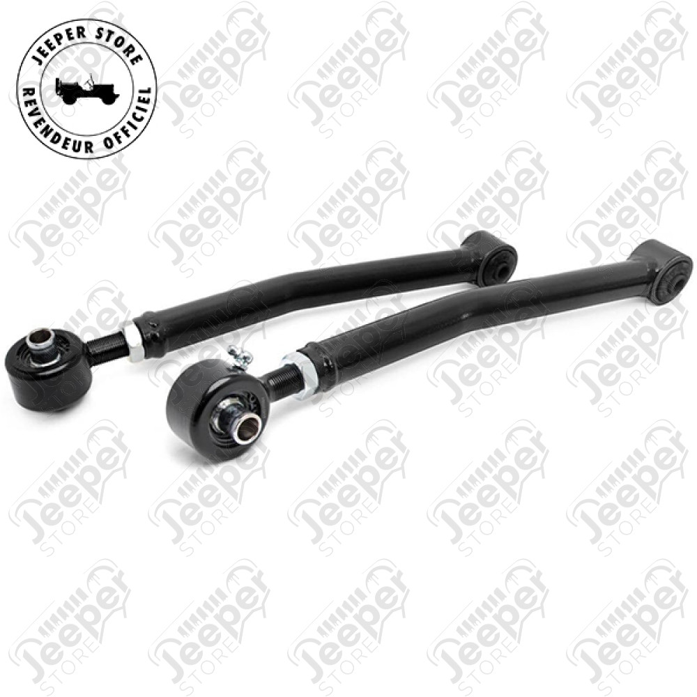 Kit tirants de pont renforcé arrière supérieur réglable sur rotule Rough Country Jeep Wrangler JK