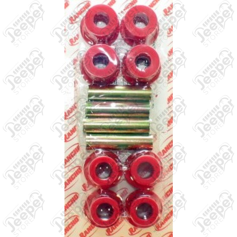 Kit de silentblocs en polyuréthane pour lames avant ou arrière, (non origine), Jeep Wrangler YJ