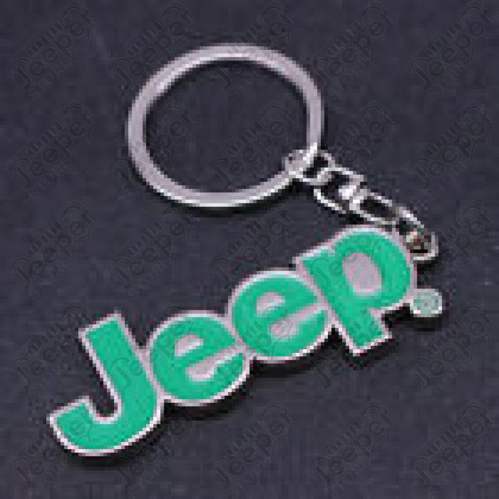 Porte clef Jeep "Lettrage vert"