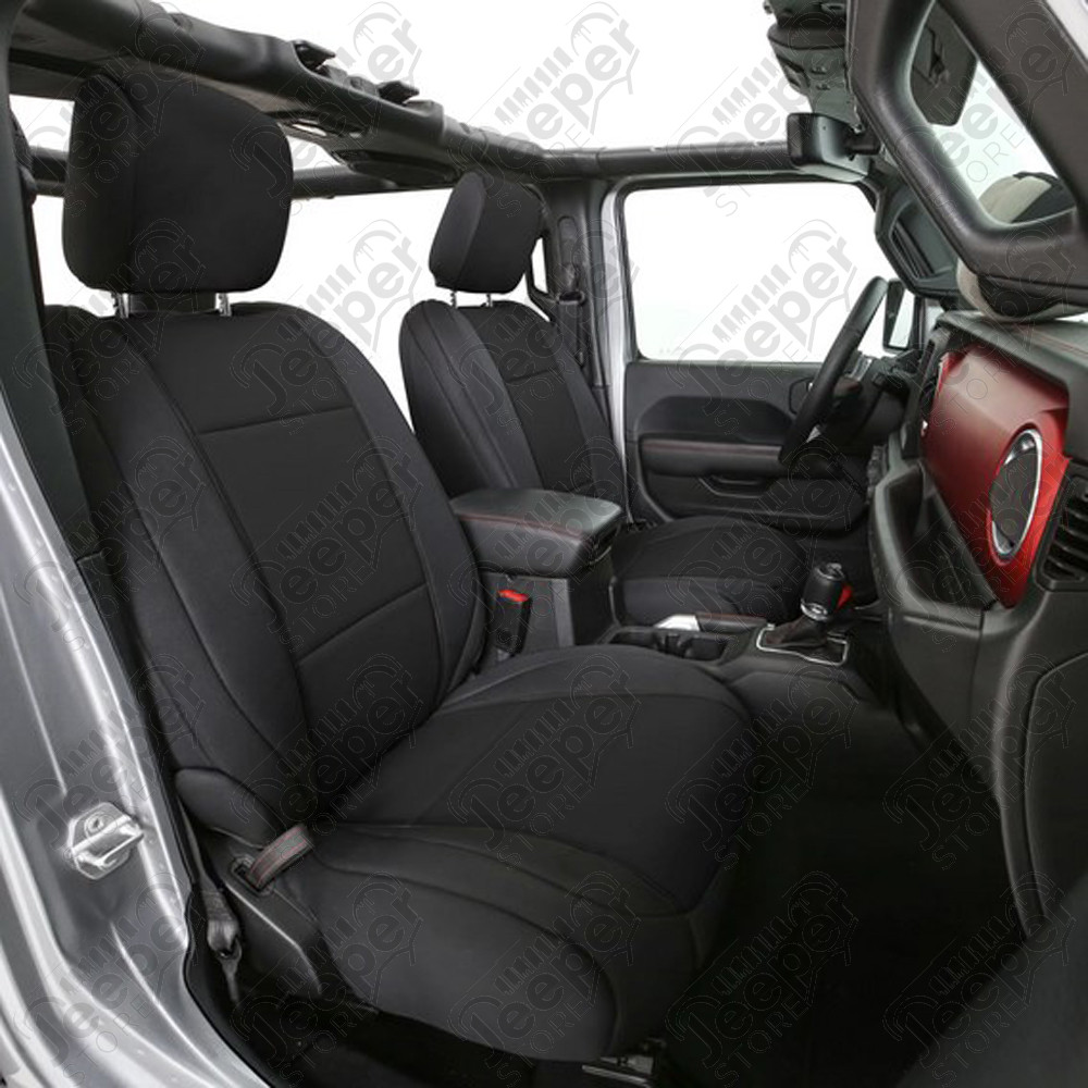 Kit de housses de sieges avant et arrière (en Néoprène) Jeep Wrangler JL Unlimited (4 portes) 