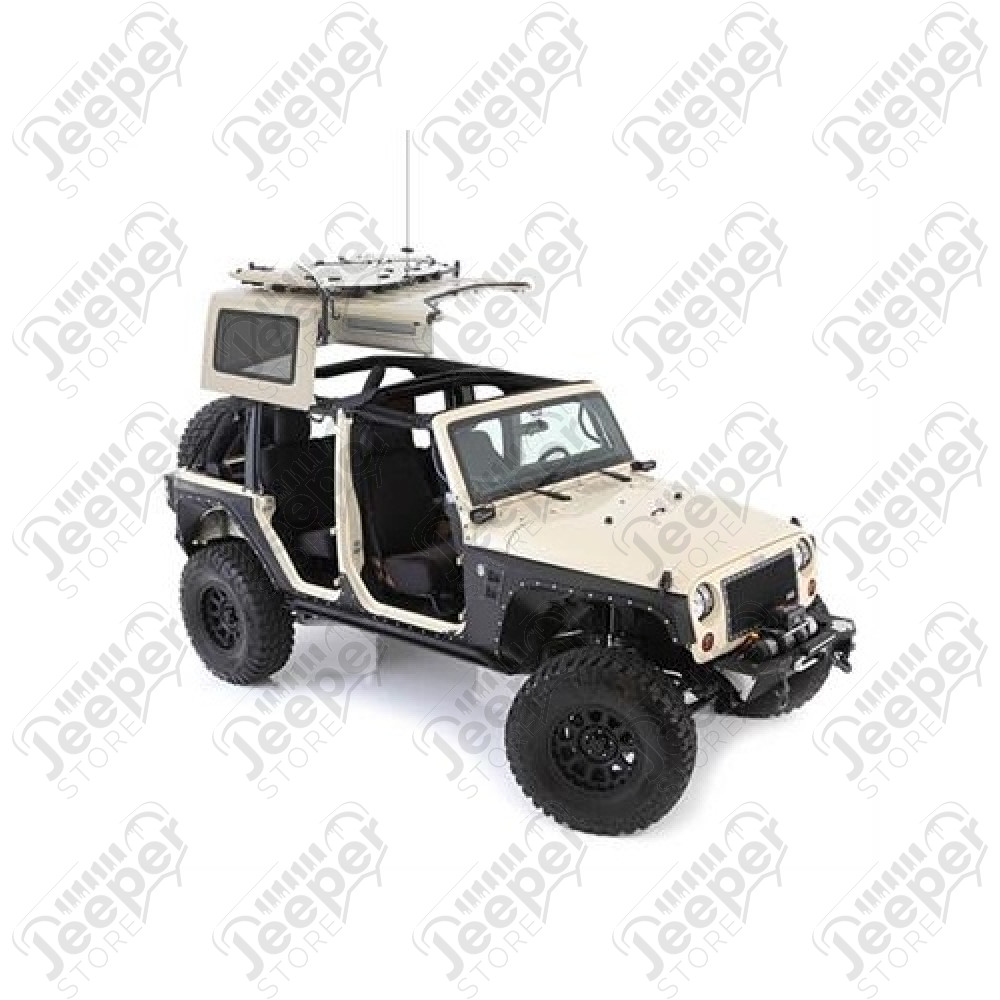Lève hard-top (avec système de treuil) pour Jeep CJ, Wrangler YJ, TJ, JK, JL (**) - SB510001