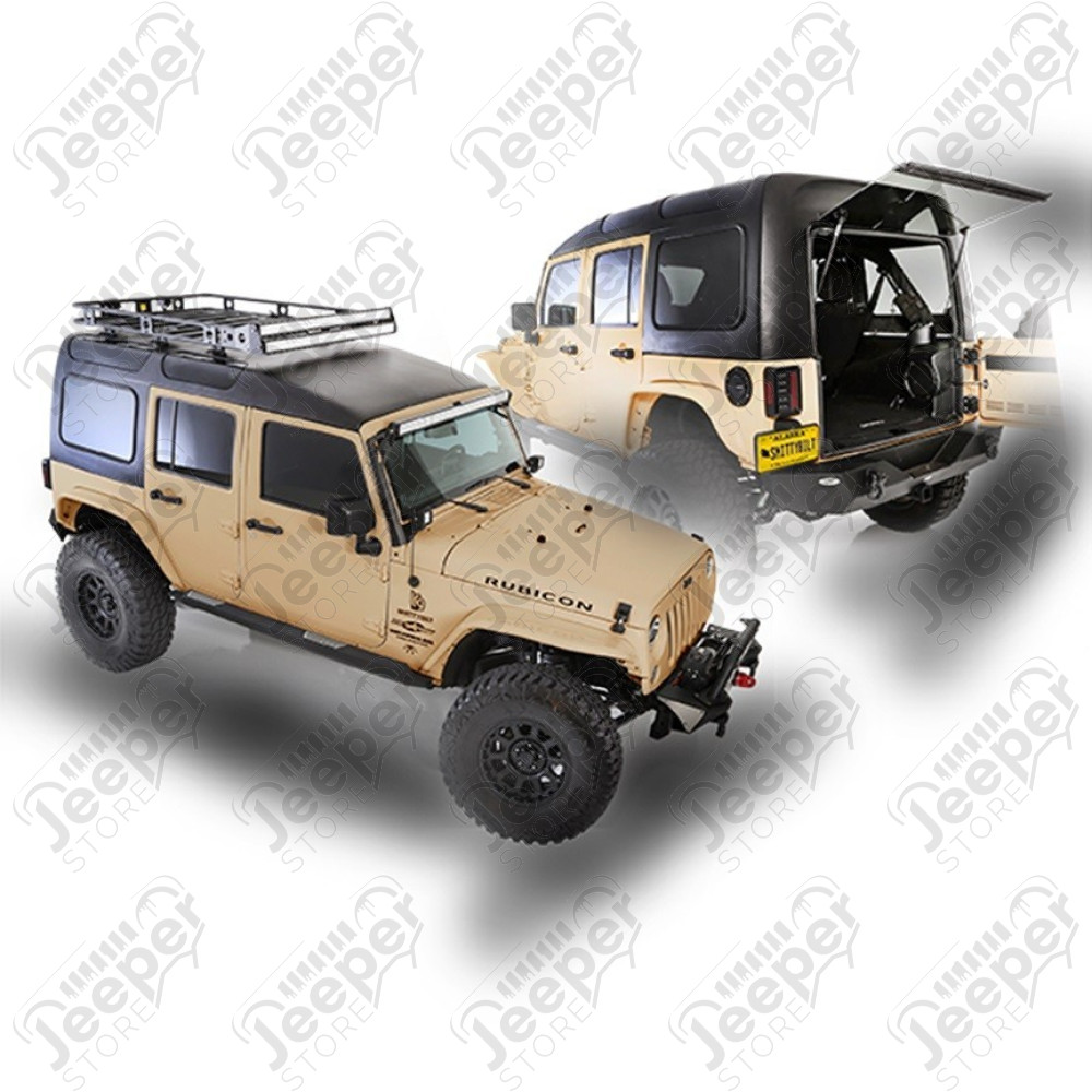 Hard Top Safari complet noir Jeep Wrangler JK Unlimited 4 portes