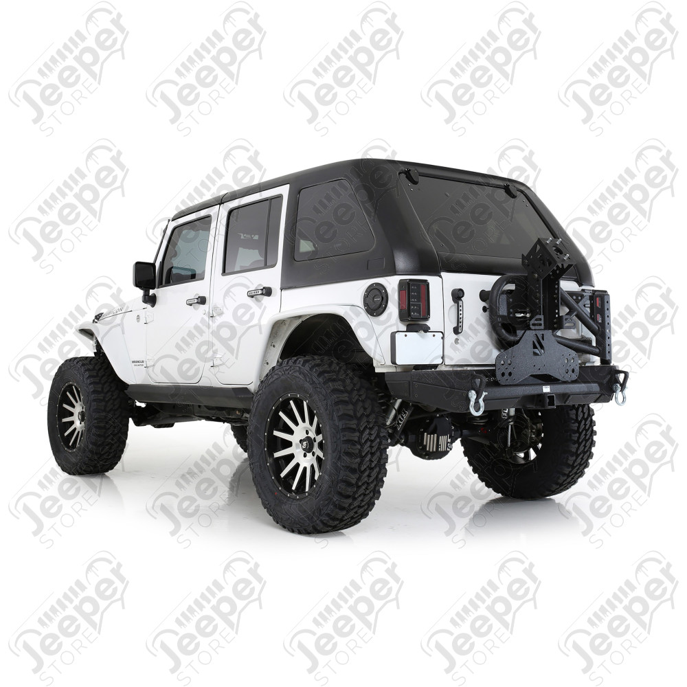 Hard Top Smittybilt Fastback complet noir Jeep Wrangler JK Unlimited 4 portes
