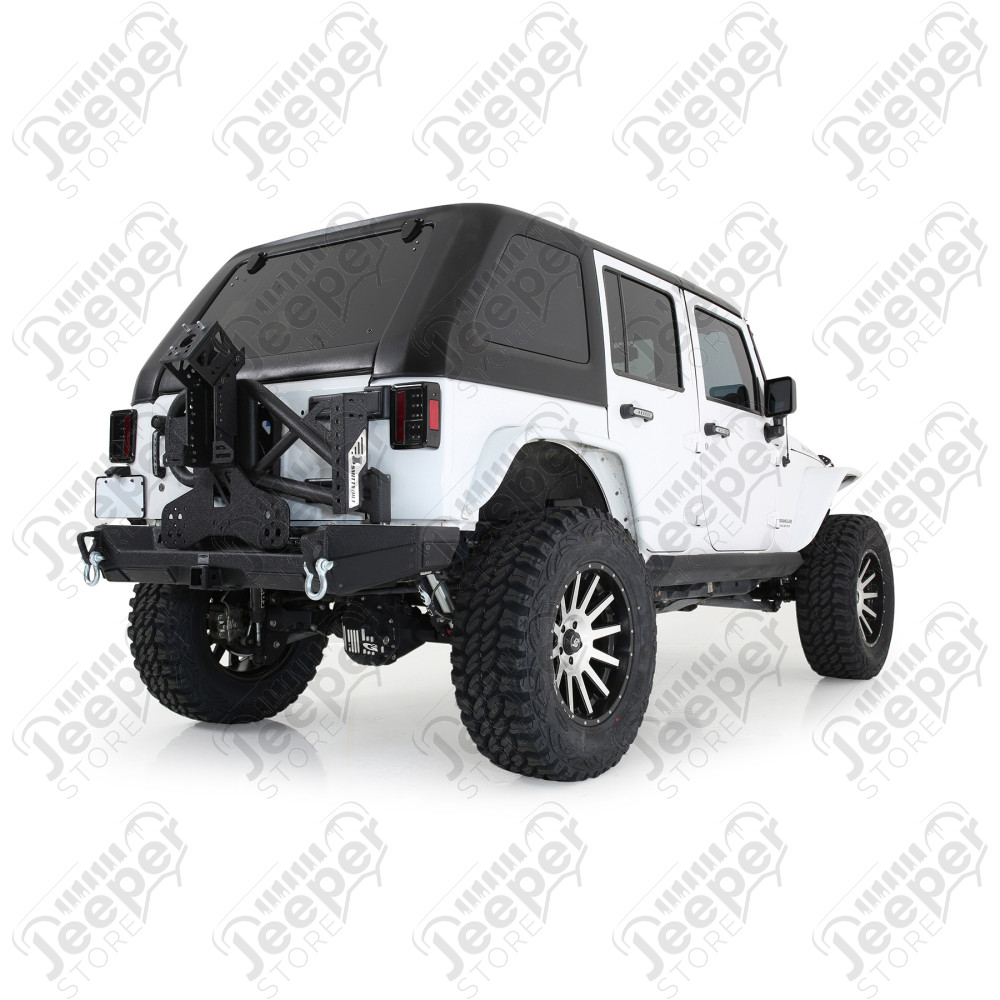 Hard Top Smittybilt Fastback complet noir Jeep Wrangler JK Unlimited 4 portes