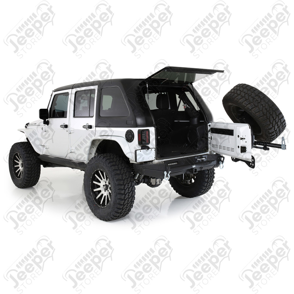 Hard Top Smittybilt Fastback complet noir Jeep Wrangler JK Unlimited 4 portes