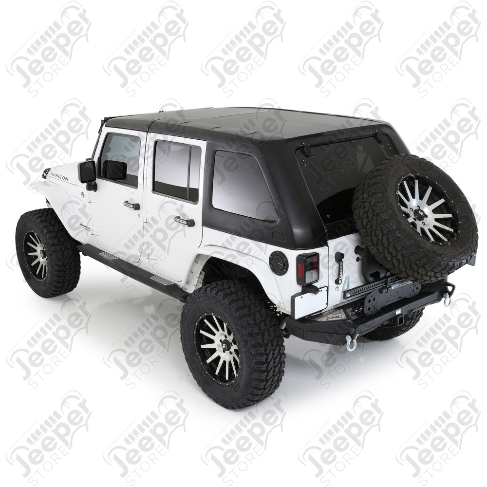 Hard Top Smittybilt Fastback complet noir Jeep Wrangler JK Unlimited 4 portes