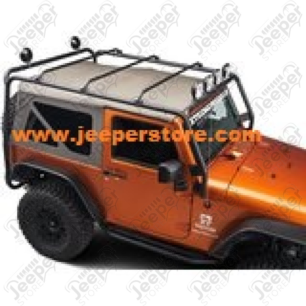 Galerie de toit acier noir Overhead Rack - Jeep Wrangler JK (2 portes) - SB76716