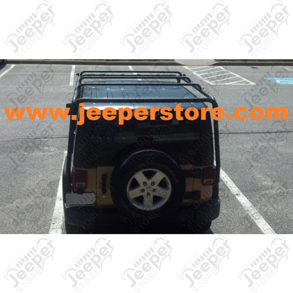 Galerie de toit acier noir Overhead Rack - Jeep Wrangler JK (2 portes) - SB76716