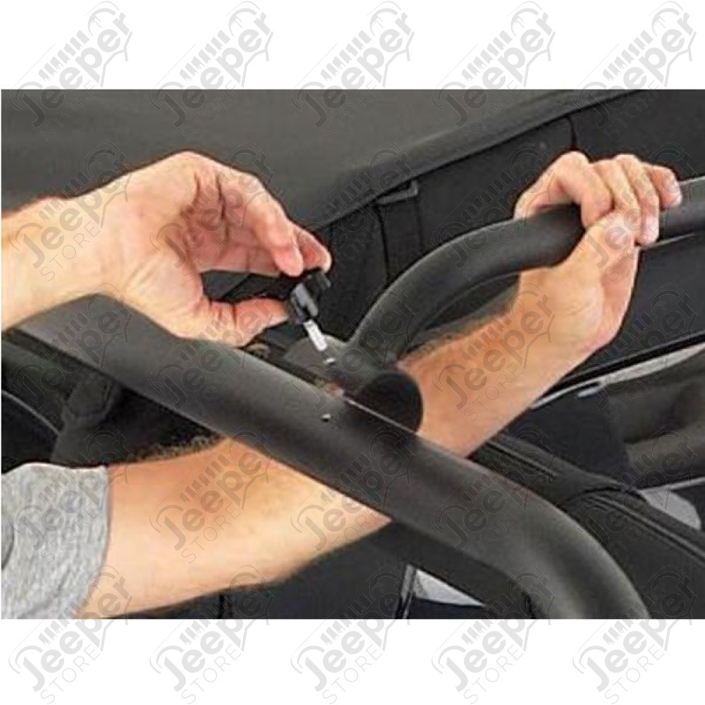 Galerie de toit acier noir Overhead Rack - Jeep Wrangler JK Unlimited (4 portes) - SB76717