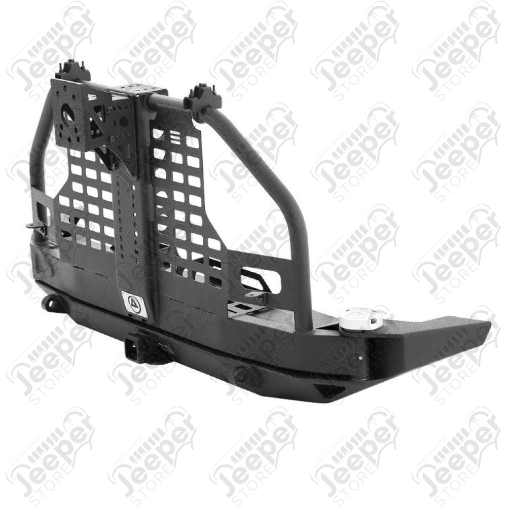 Pare chocs arrière en acier Atlas Smittybilt (avec porte roue) pour Jeep Wrangler JK - SB76896 - 76896 - S76896 - SB-76896