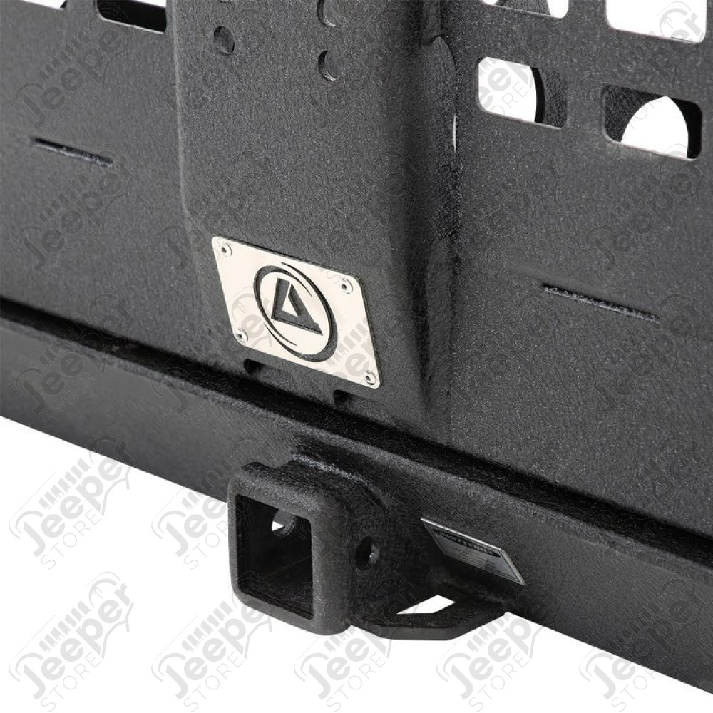 Pare chocs arrière en acier Atlas Smittybilt (avec porte roue) pour Jeep Wrangler JK - SB76896 - 76896 - S76896 - SB-76896