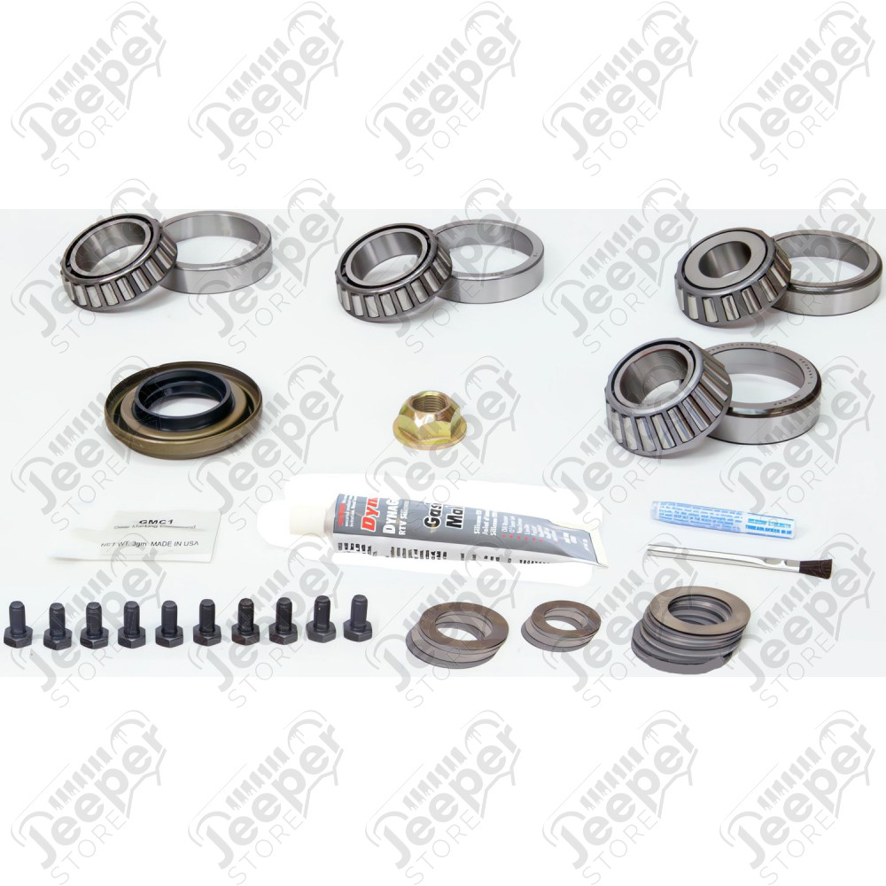 Kit de roulements avec cales de réglage et joint pour l'avant Dana 30 pour Jeep Cherokee XJ