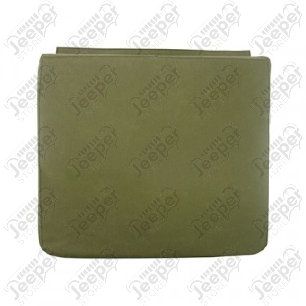 Coussin de siège assise avant en toile traitée kaki Jeep Willys MB, GPW, M201 
