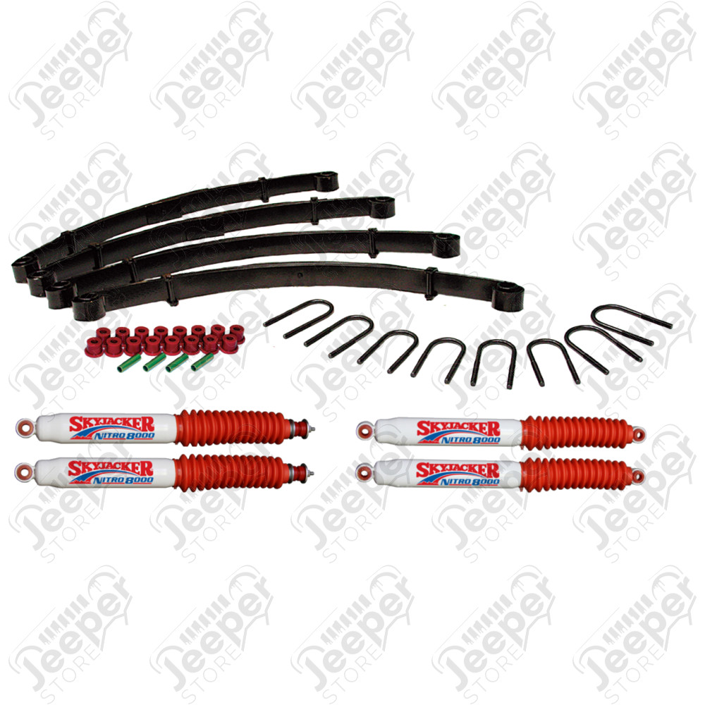 Kit réhausse +2.25" (+5.715cm) Skyjacker - Jeep Wrangler YJ - SKYYJ20K-N
