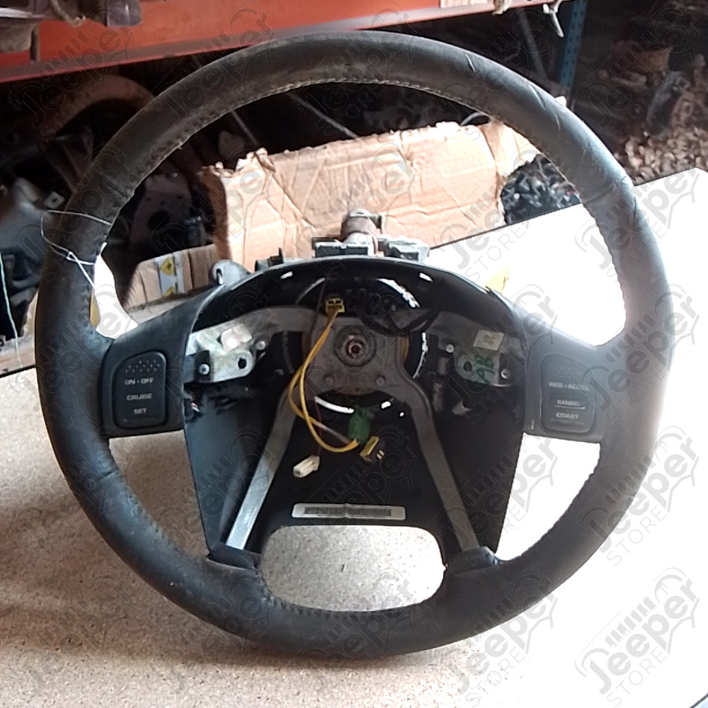 Occasion : Volant cuir gris/noir pour Jeep Grand Cherokee WJ, WG