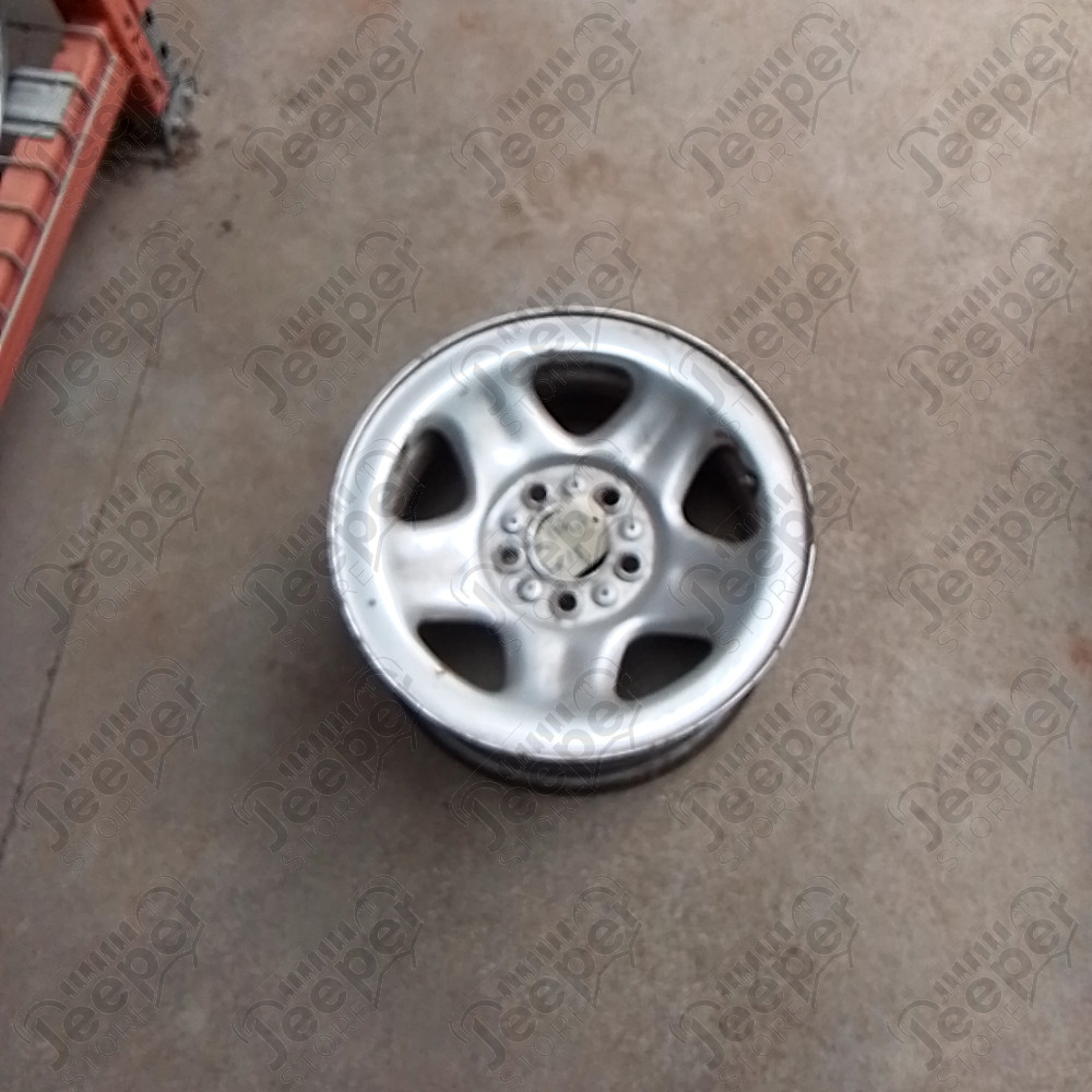 Occasion : Jante en acier 5x114,3 - 7x15 pour Jeep YJ, TJ, XJ, KJ, ZJ, ZG