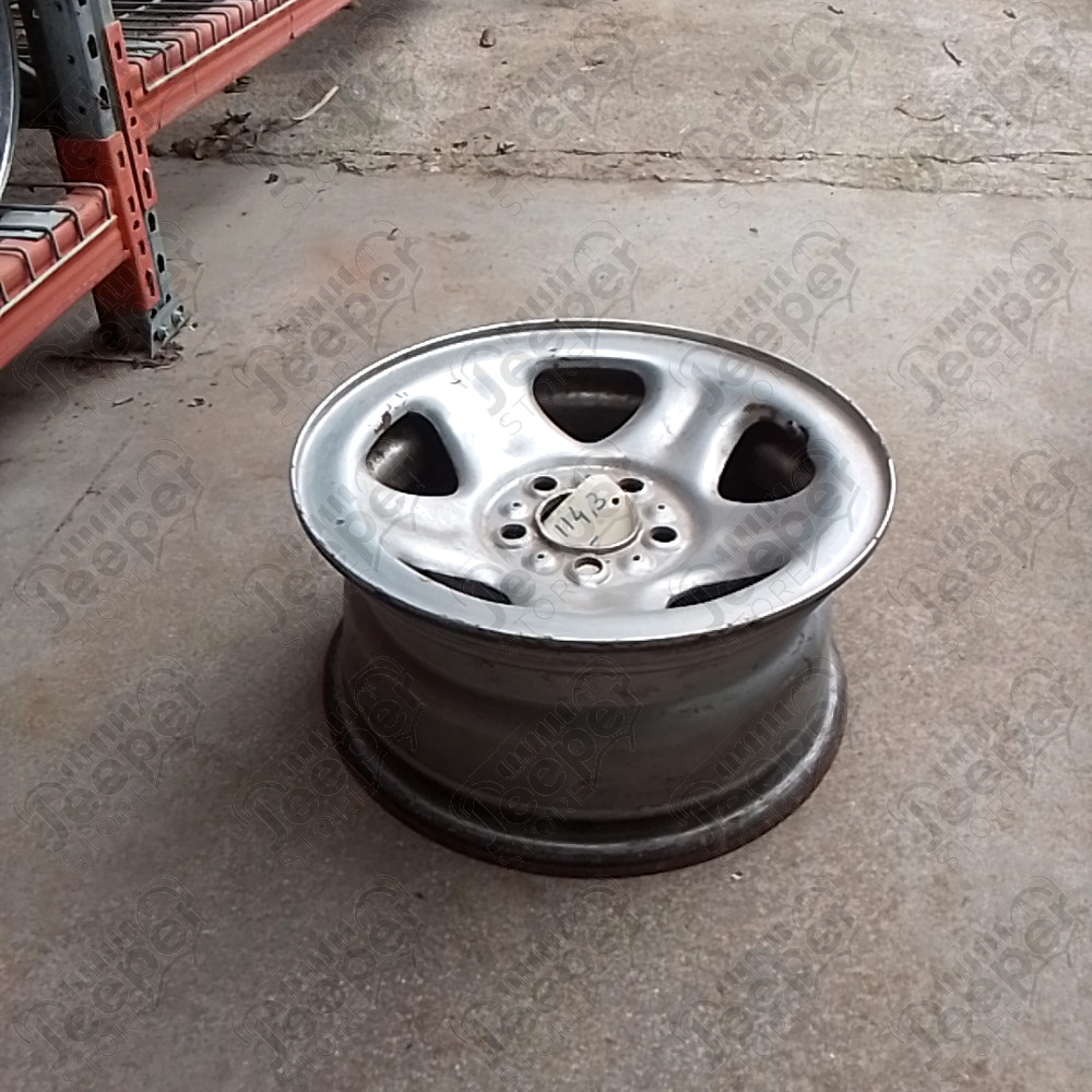 Occasion : Jante en acier 5x114,3 - 7x15 pour Jeep YJ, TJ, XJ, KJ, ZJ, ZG