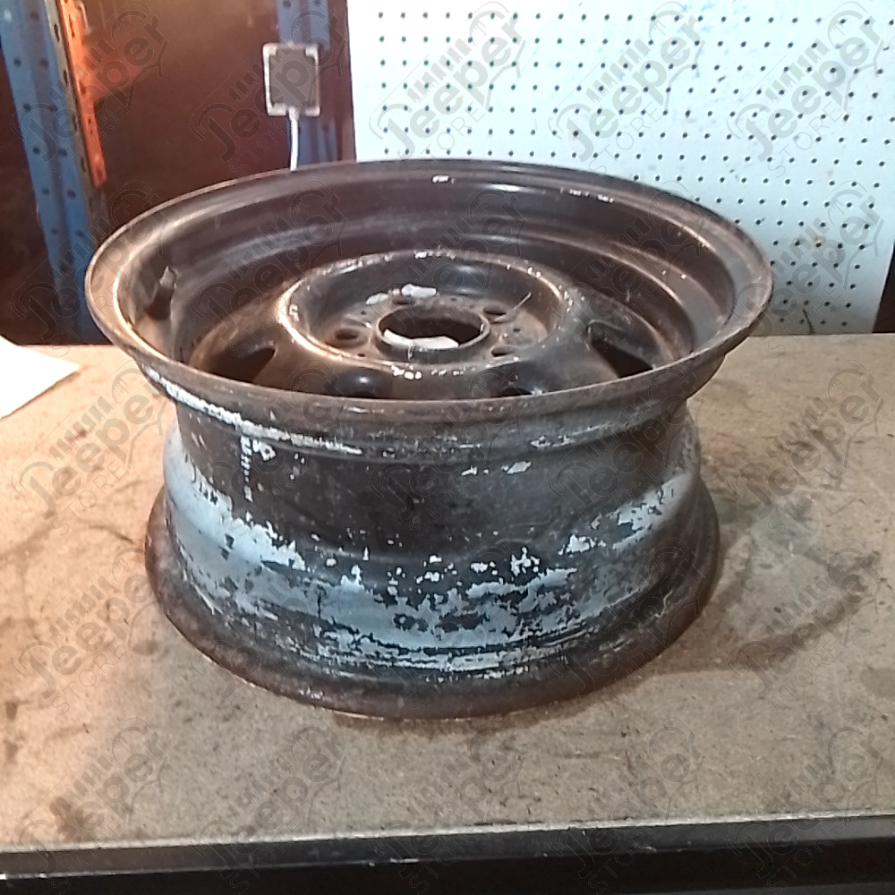Occasion : Jante en acier 5x114,3 - 7x15 pour Jeep YJ, TJ, XJ, KJ, ZJ, ZG
