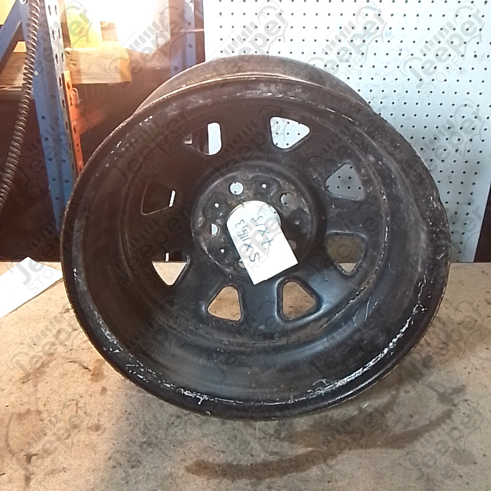 Occasion : Jante en acier 5x114,3 - 7x15 pour Jeep YJ, TJ, XJ, KJ, ZJ, ZG