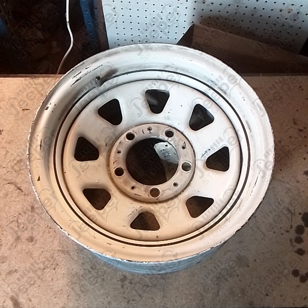 Occasion : Jante en acier 5x139,7 - 7x15 pour Jeep C101, WSJ, WJSW, WJT, VJ3, VJ2, CJ8