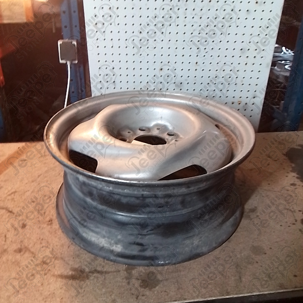 Occasion : Jante en acier 5x114,3 - 7x15 pour Jeep YJ, TJ, XJ, KJ, ZJ, ZG