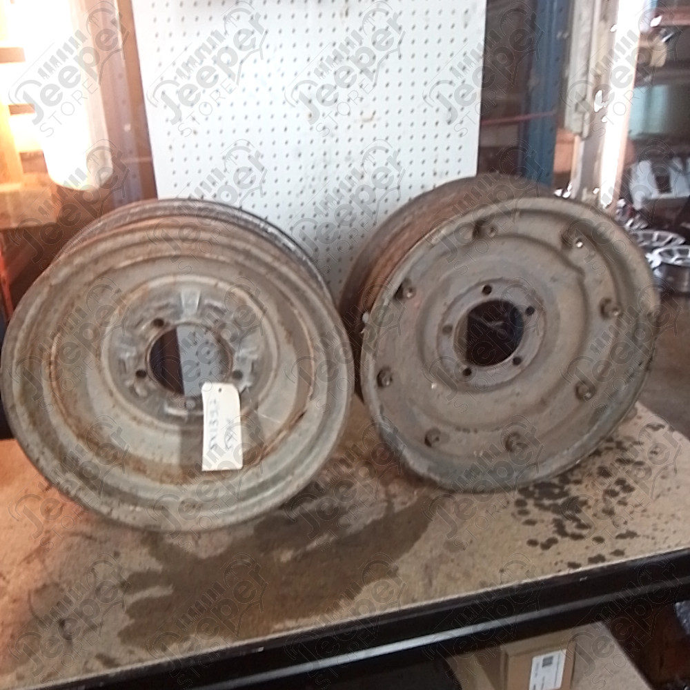 Occasion : Jante en acier 5x139,7 - 5x16 pour Jeep C104, C101, WJSW, WJT, VJ3, VJ2, CJ6