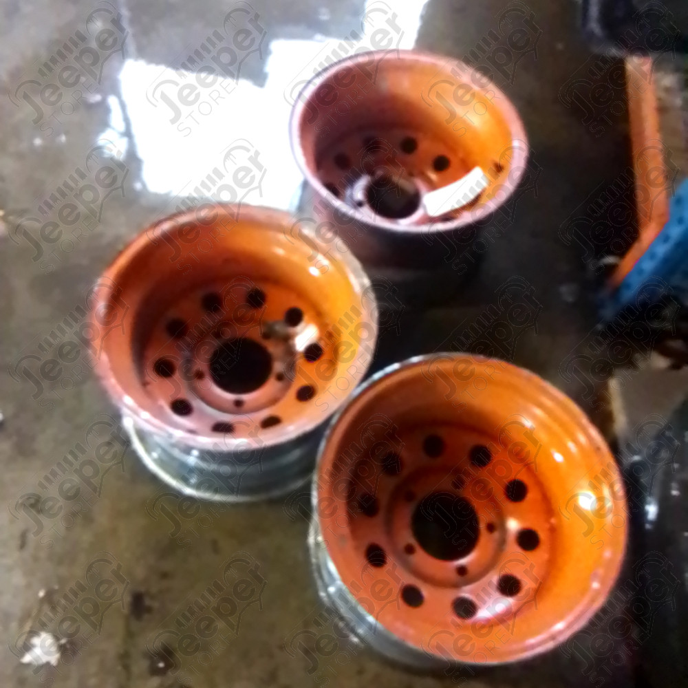 Occasion : Jante acier Modular orange 5x139,7 - 10x15 pour Jeep C104, C101, GWSJ, WSJ, WJSW, WJT, VJ3