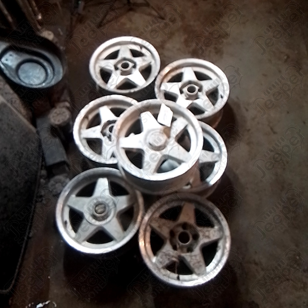 Occasion : Jante aluminium 5x114,3 - 7x15 pour Jeep YJ, TJ, MJ, XJ, KJ, ZJ, ZG