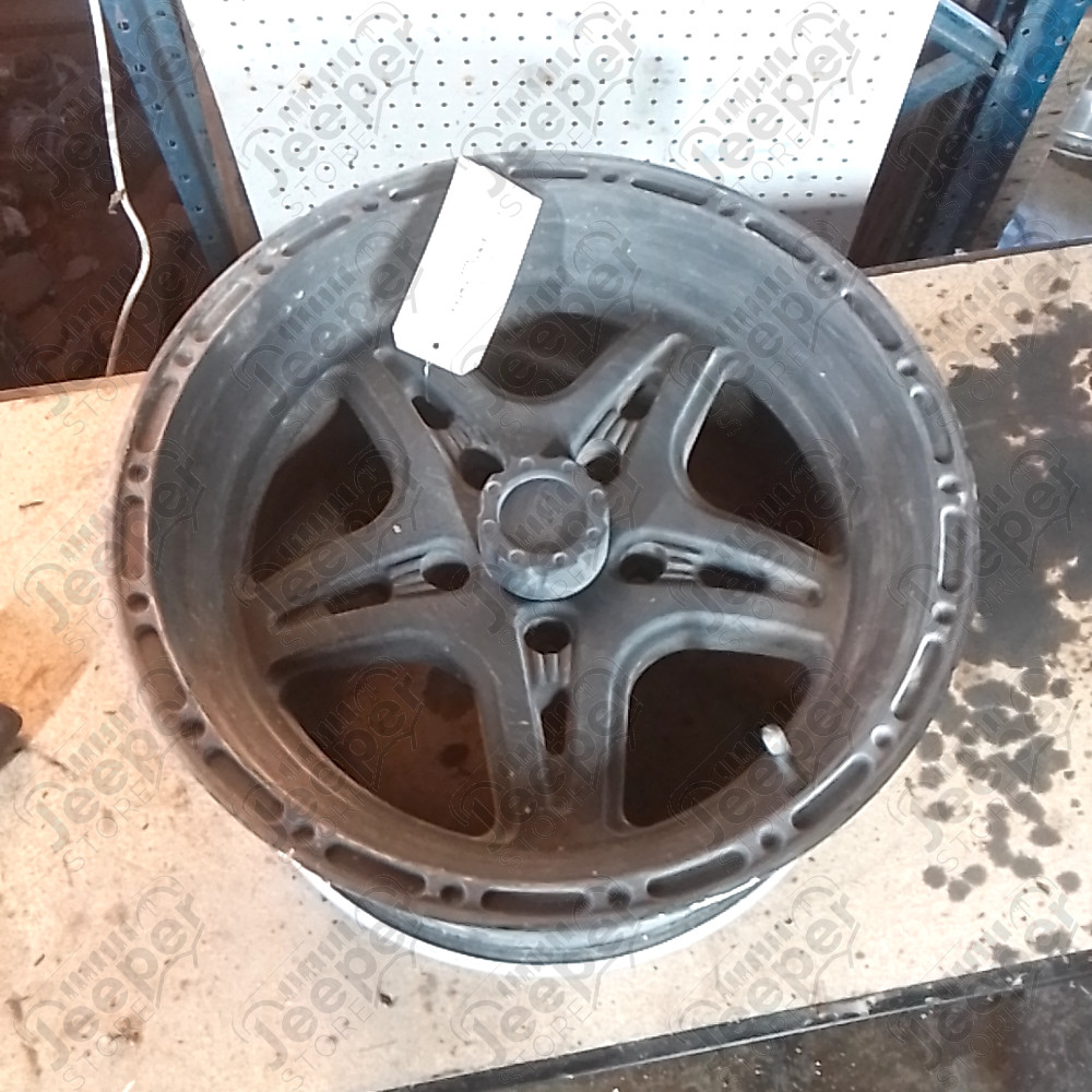 Occasion : Jante aluminium Raceline noir 5x127 - 8.5x17 pour Jeep JK, KK, WJ, WG, WH, WK, WL, WK2