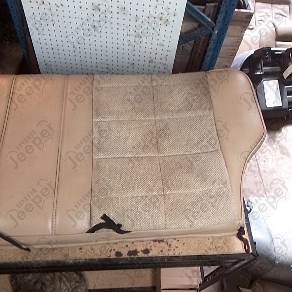 Occasion : Dossier banquette arrière beige en tissu/cuir pour Jeep Cherokee XJ
