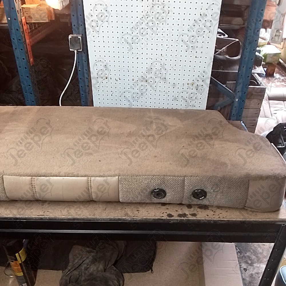 Occasion : Dossier banquette arrière beige en tissu/cuir pour Jeep Cherokee XJ
