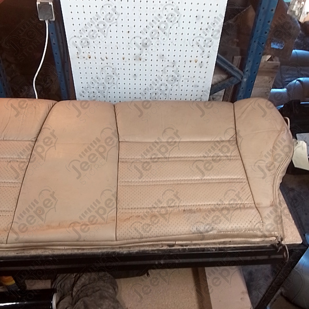 Occasion : Dossier banquette arrière beige en cuir pour Jeep Cherokee XJ