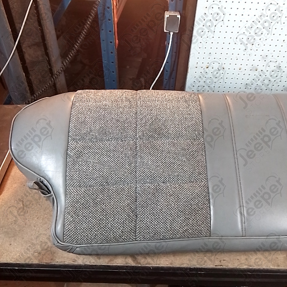 Occasion : Assise banquette arrière grise en tissu/cuir pour Jeep Cherokee XJ