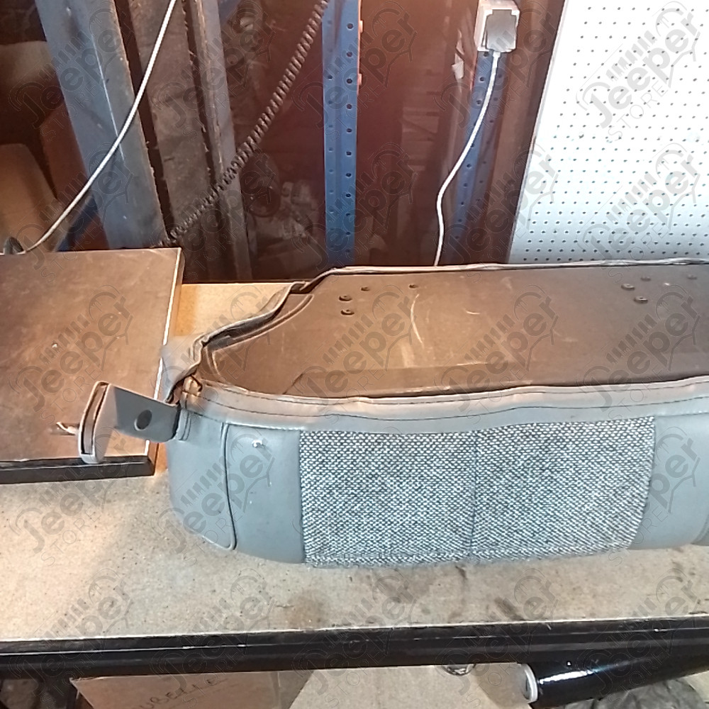 Occasion : Assise banquette arrière grise en tissu/cuir pour Jeep Cherokee XJ